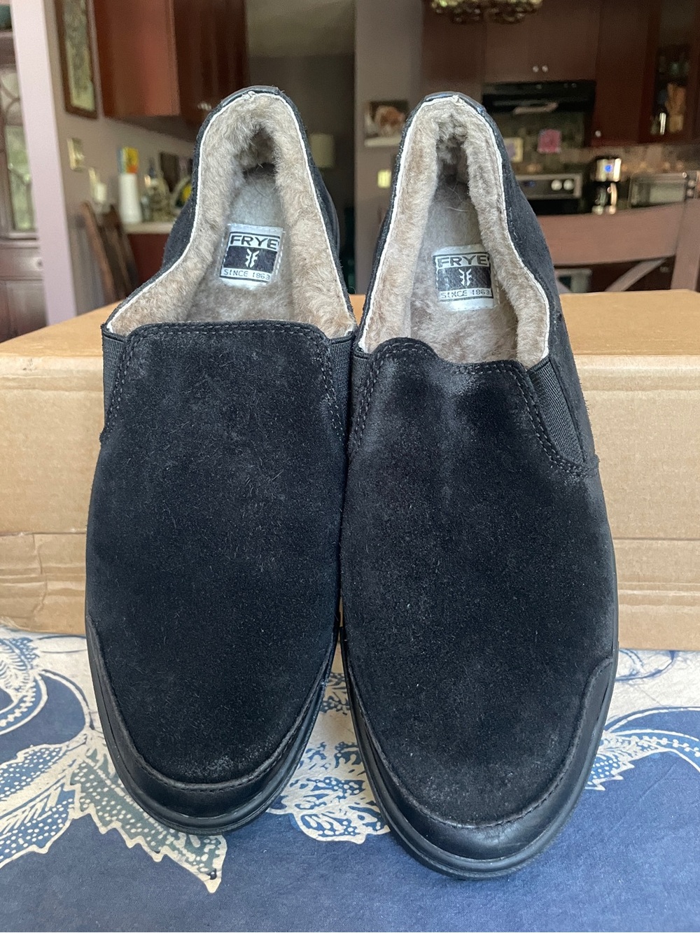 FRYE Gemma Shearling-lined Slip-on Shoes - Women’s 8.5